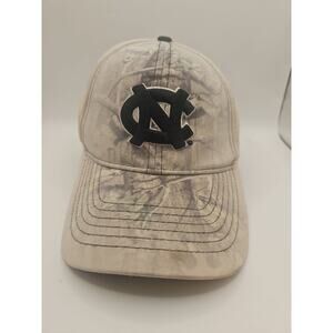 North Carolina Tar Heels Hat Cap Hook Loop Camo UNC Baseball Adult One Size